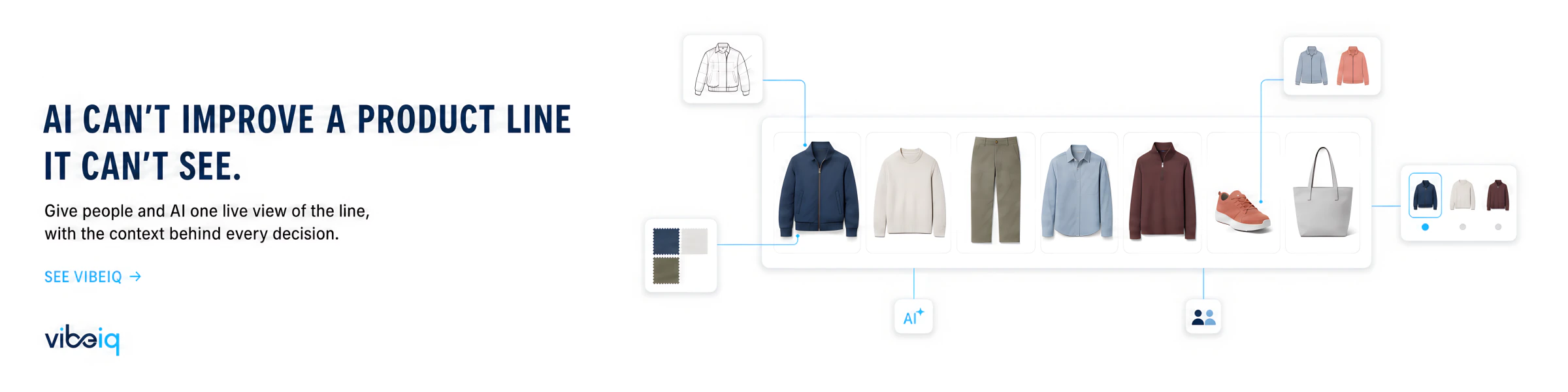 VibeIQ: AI can’t improve a product line it can’t see. Give people and AI one live view of the line, with the context behind every decision. See VibeIQ.
